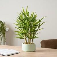 Artificial Tabletop Bamboo in Ceramic Plant Pot