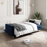 Kendall Quilted Velvet Storage Sofa Bed