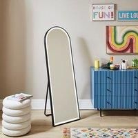 Arched Light Up Full Length Free Standing Cheval Mirror