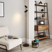Kit Industrial 2 Light Adjustable Floor Lamp