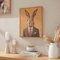 Hare Framed Canvas