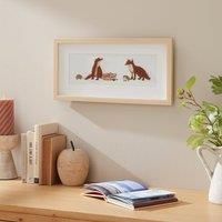 Fluffy Fox Framed Print