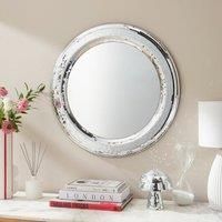 Disco Ball Domed Frame Round Wall Mirror