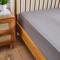 Super Soft Plain Polyester Fitted Sheet