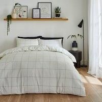 Monochrome Duvet Cover & Pillowcase Set