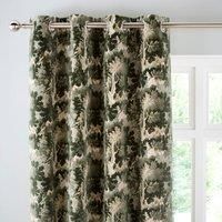 Laurel Velvet Eyelet Curtains