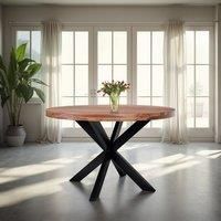 Indus Valley Logan 4 Seater Round Dining Table