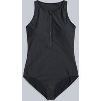 'Margot' Quick Dry Swimsuit Stretchy Chlorine Resistant Zip Swimwear