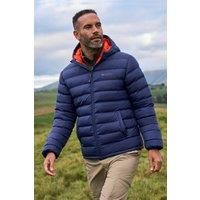 Mountain Warehouse Seasons Men's Padded Warm Jacket Water Resistant Casual Coat
