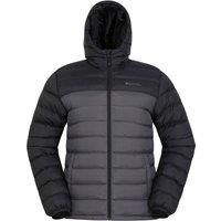 Mountain Warehouse Seasons Men's Padded Warm Jacket Water Resistant Casual Coat