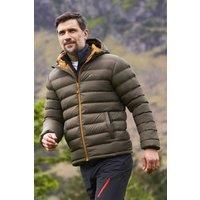 Mountain Warehouse Seasons Men's Padded Warm Jacket Water Resistant Casual Coat