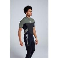 Animal Logan 4mm Short Sleeve Wetsuit - Lightweight with Grippy Knee Pads & Zip