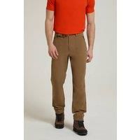 Mountain Warehouse Grassland Mens Belted Trouser Water Resistant Breathable Pant