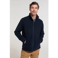 Mountain Warehouse Bernard Men's Windproof Fleece Jacket High Neck Zip Up Jumper