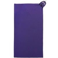Mountain Warehouse Large Microfibre Travel Towel 130x70cm - Extra Absorbent, Quick Dry, Lightweight, Soft Texture - Ideal For Summer, Yoga, Camping, Beach & Sports Towel Dark Purple
