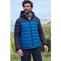 Mountain Warehouse Seasons Men's Padded Warm Jacket Water Resistant Casual Coat