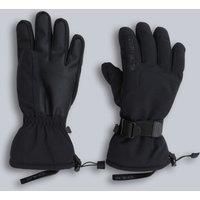 Animal Women's 'Flow' Waterproof Warm Padded Fleece Lined PrimaLoft Snow Gloves in Jet Black | Size: Large