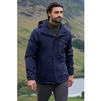 Mountain Warehouse Mens 3 in 1 Waterproof Jacket Rain Coat Softshell Inner