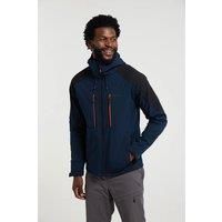 Mountain Warehouse Mens Radius Softshell Jacket Water Resistant Coat