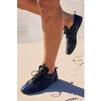 Mountain Warehouse Ocean Mens Adjustable Water Shoes - Slip-on Water Shoe, Neoprene Upper, Mesh Lining Footwear, EVA Midsole - for Summer, Beach, Pool & Holidays Navy Adult Shoe Size 6