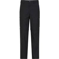 Mountain Warehouse Trek Mens Long Convertible Trousers Zip Off Hiking Pants