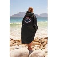 Animal Hazey Womens Recycled Waterproof Beach Parka Jet Black M