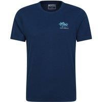Mountain Warehouse Men's Southwold Printed T-Shirt Regular Fit Summer Tee Top