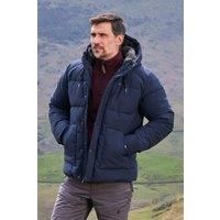 Mountain Warehouse Manta Men's Padded Jacket Borg Lined IsoTherm Outdoor Coat