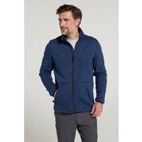 Mountain Warehouse Idris II Men's Full Zip Fleece Jacket Breathable Outdoor Coat