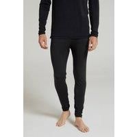 Mountain Warehouse Keep The Heat Mens Isotherm Pant - Lightweight Thermal Leggings with Moisture Wicking - Winter Camping, Outdoors, Travelling & Hiking Black 3XL