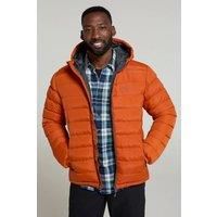 Mountain Warehouse Seasons Men's Padded Warm Jacket Water Resistant Casual Coat