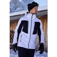 Mountain Warehouse Phase Extreme Men's Ski Jacket Waterproof Hooded Padded Coat