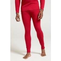 Mountain Warehouse Talus Mens Thermal Baselayer Trousers - Lightweight & Breathable Pants - for Camping, Hiking & Outdoors Red XS