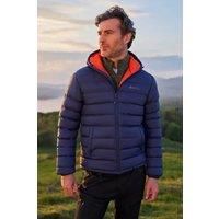 Mountain Warehouse Seasons Men's Padded Warm Jacket Water Resistant Casual Coat