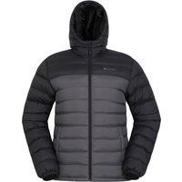 Mountain Warehouse Seasons Men's Padded Warm Jacket Water Resistant Casual Coat