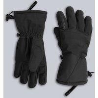 Animal Men's 'Glacier' Herringbone Waterproof Durable Insulated Winter Ski Gloves in Black | Size: Large