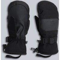 Animal Women's 'Apres' Waterproof Lightweight Warm Cosy Thermal Snow Ski Mittens in Black | Size: Small
