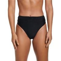 Nike Swim Women's XS Fusion High Bikini Bottoms Black NESSD182-001 New - XS Regular