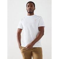 Farah T-Shirt - Farah Danny Regular Fit T-Shirt - F4KFD040 - Black, White, Grey