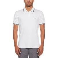 Tipped Polo White