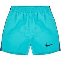 Nike Logo Tape Lap 4Inch Volley Short - Dusty Cactus - Blue