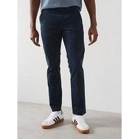 Farah Elm Slim Fit Twill Chinos - Navy