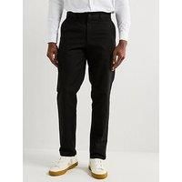 Farah Norwood Hopsack Regular Fit Chinos - Black