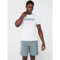 Nike Mens Ocean Merge Short Sleeve Hydroguard T Shirt - White