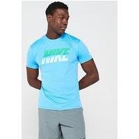 Nike Mens Ocean Merge Short Sleeve Hydroguard T Shirt - Blue
