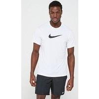 Nike Mens Specs Short Sleeve Hydroguard T Shirt - White