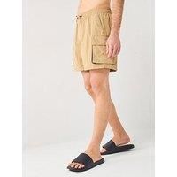 Nike Mens Multi Pocket 7 Inch Volley Swim Short - Brown