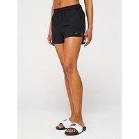 Nike Womens Terry 5 Inch Volley Swim Shorts - Black