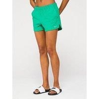 Nike Womens Terry 5 Inch Volley Swim Shorts - Green