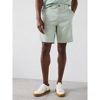 Farah Sepel Twill Casual Fit Shorts - Light Green